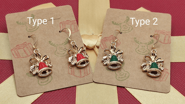 Christmas Bells Hook Earrings