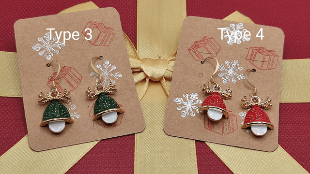 Christmas Bells Hook Earrings