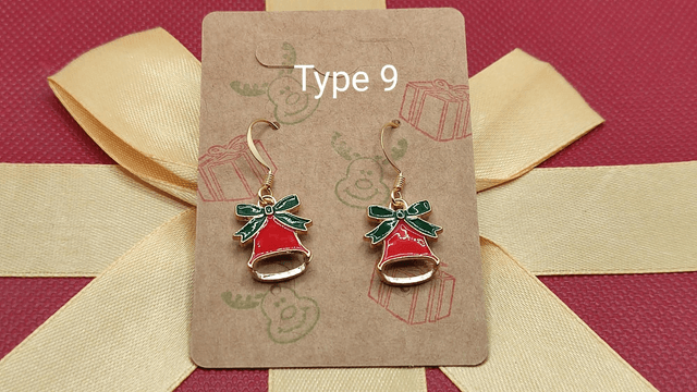 Christmas Bells Hook Earrings