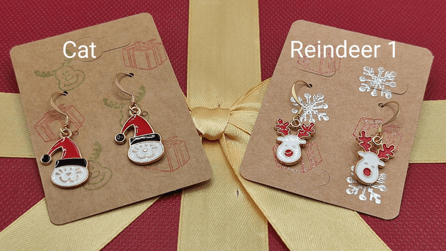 Christmas Animal Hook Earrings