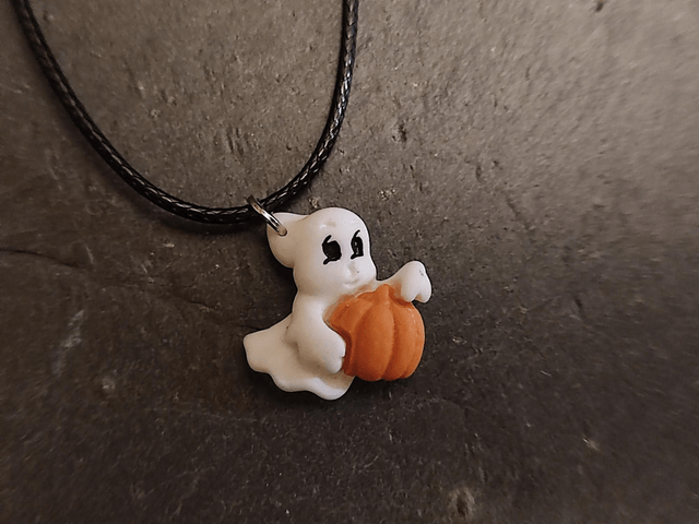 Ghost Halloween Necklace