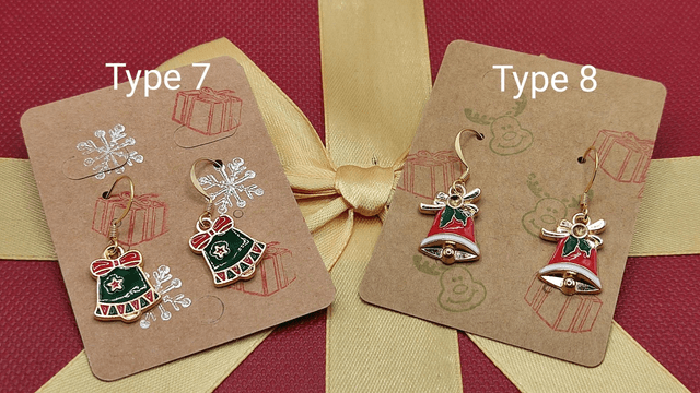 Christmas Bells Hook Earrings
