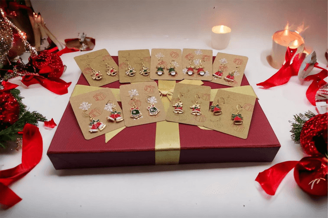 Christmas Bells Hook Earrings
